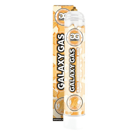 Orange Creamsicle Galaxy Gas 1.2L whippit tank for whipped cream dispensers